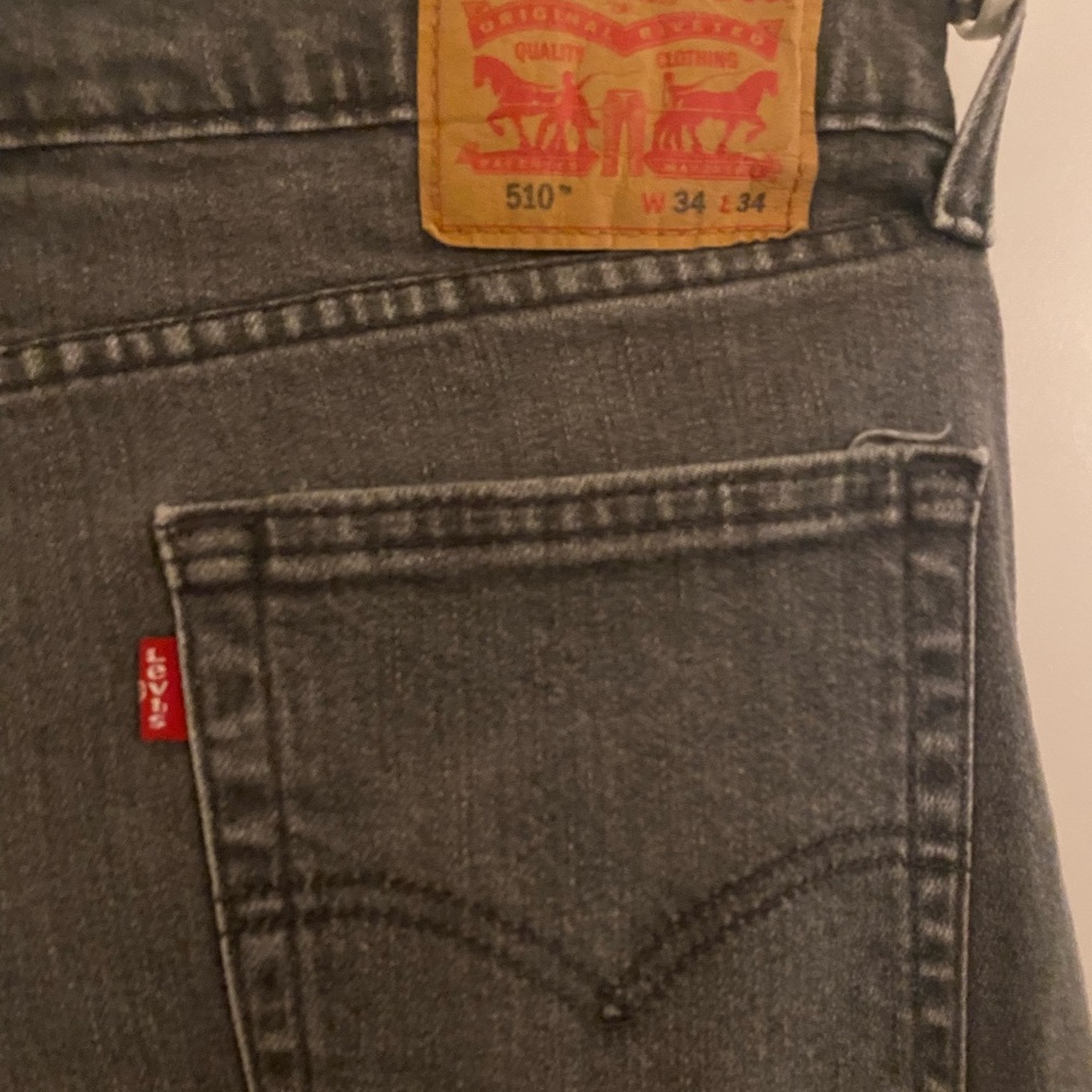 Men’s 510 Levi’s 34x34 Black/Grey